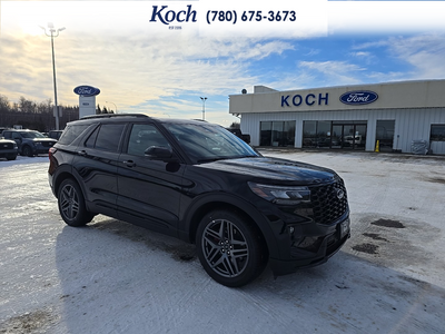 NEW 2026 Ford Explorer ST - Agate Black Exterior - $74,480 - Stock #A26041 - VIN 1FMWK8GC2TGA82291
