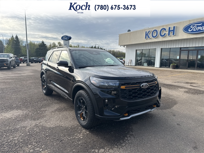 NEW 2026 Ford Explorer Tremor - Agate Black Exterior - $76,375 - Stock #A26196 - VIN 1FMWK8JC4TGB36182