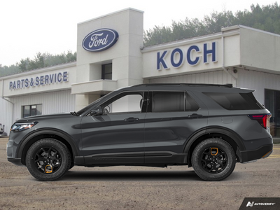 NEW 2026 Ford Explorer Tremor - Carbonized Grey Metallic Exterior - $75,030 - Stock #A26169 - VIN 1FMWK8JC4TGB63785