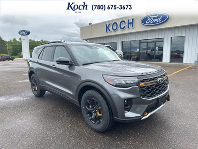 NEW 2026 Ford Explorer Tremor - Carbonized Grey Metallic Exterior - $75,030 - Stock #A26169 - VIN 1FMWK8JC4TGB63785