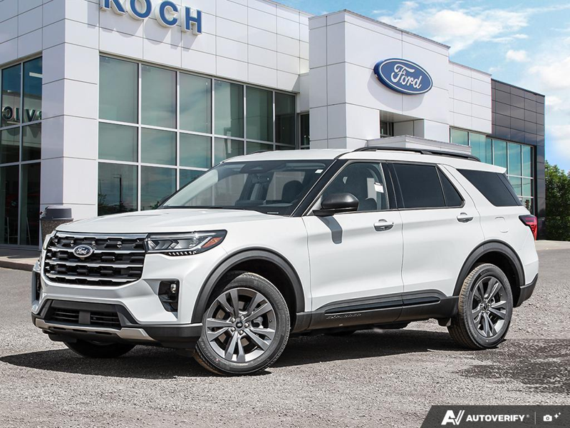NEW 2026 Ford Explorer Active - Space White Metallic Exterior / DARK SPACE GREY ACTIVEX Interior - $56,734 - Stock #E60254 - VIN 1FMUK8DH8TGA81993 - Photo 1