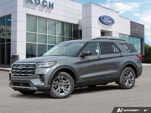 NEW 2026 Ford Explorer Active - Carbonized Grey Metallic Exterior - $54,477 - Stock #E60594 - VIN 1FMUK8DH6TGB54987