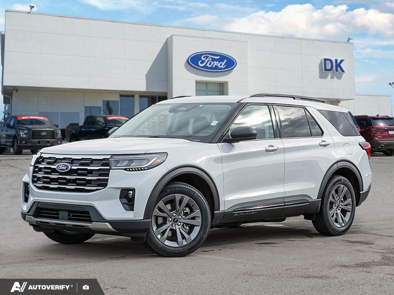 NEW 2026 Ford Explorer Active - Space White Metallic Exterior / DARK SPACE GREY ACTIVEX Interior - $57,457 - Stock #D60254 - VIN 1FMUK8DH9TGB01975 - Photo 1