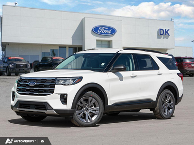 NEW 2026 Ford Explorer Active - Star White Tri-coat Metallic Exterior - $58,437 - Stock #D60448 - VIN 1FMUK8DH2TGB37698