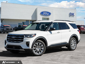 NEW 2026 Ford Explorer Active - Star White Tri-coat Metallic Exterior - $55,129 - Stock #D60559 - VIN 1FMUK8DH5TGB84370