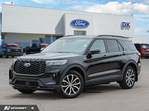 NEW 2026 Ford Explorer ST-Line - Agate Black Exterior - $59,792 - Stock #D60096 - VIN 1FMUK8KHXTGA03220