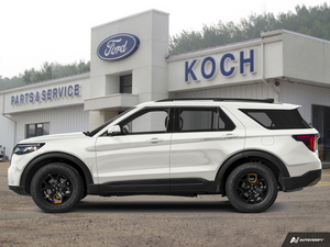 NEW 2026 Ford Explorer Tremor - Star White Tri-Coat Exterior - $75,880 - Stock #A26262 - VIN 1FMWK8JC5TGA83945