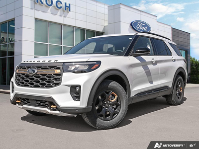 NEW 2026 Ford Explorer Tremor - Space White Metallic Exterior - $68,463 - Stock #E60223 - VIN 1FMWK8JC9TGA83995