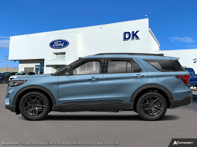NEW 2026 Ford Explorer ST - Vapour Blue Metallic Exterior - $75,179 - Stock #D60871 - VIN 1FMWK8GC8TGC09464