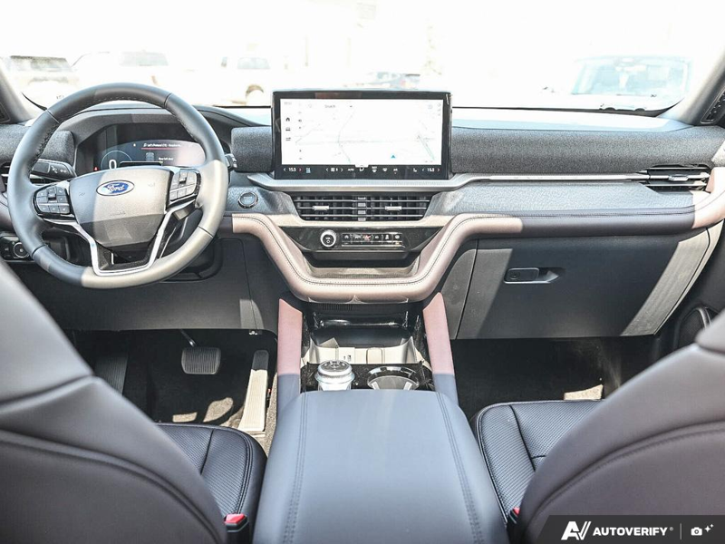 NEW 2026 Ford Explorer Platinum - Space White Metallic Exterior / MOJAVE DUSK, PREM. LEATHER SEATING SURFACES SPORT CAPTAIN CHAIRS Interior - $63,736 - Stock #E61068 - VIN 1FMUK8HH6TGC34056 - Photo 25