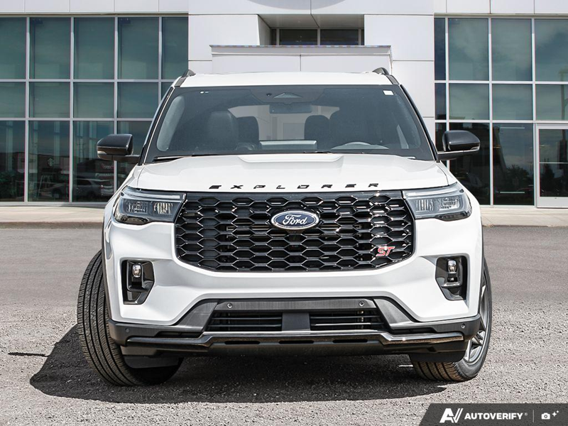 NEW 2026 Ford Explorer ST - Space White Metallic Exterior / ONYX MIKO Interior - $68,698 - Stock #E60197 - VIN 1FMWK8GC7TGA82528 - Photo 2