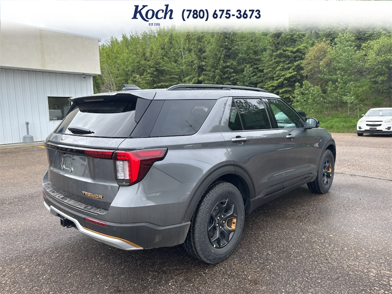 NEW 2026 Ford Explorer Tremor - Carbonized Grey Metallic Exterior / KAPOOR RED Interior - $75,030 - Stock #A26169 - VIN 1FMWK8JC4TGB63785 - Photo 2