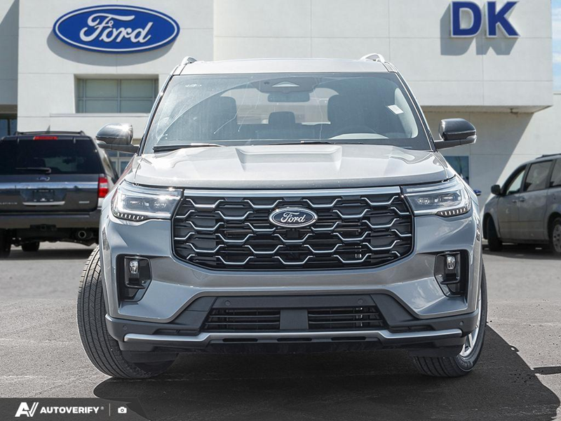 NEW 2026 Ford Explorer Platinum - Carbonized Grey Metallic Exterior / MOJAVE DUSK LEATHER Interior - $65,422 - Stock #D60585 - VIN 1FMUK8HH0TGB86618 - Photo 2