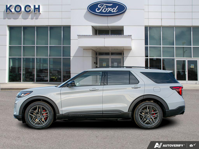 NEW 2026 Ford Explorer ST - Space White Metallic Exterior / ONYX ACTIVEX Interior - $71,919 - Stock #E60102 - VIN 1FMWK8GC7TGA32874 - Photo 3
