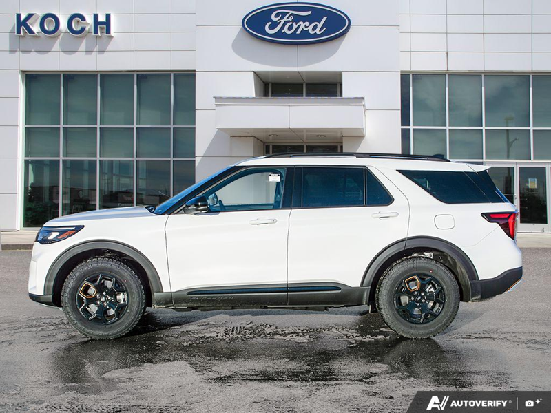NEW 2026 Ford Explorer Tremor - Star White Tri-coat Metallic Exterior / ONYX ACTIVEX Interior - $63,829 - Stock #E60300 - VIN 1FMUK8JHXTGB03982 - Photo 3