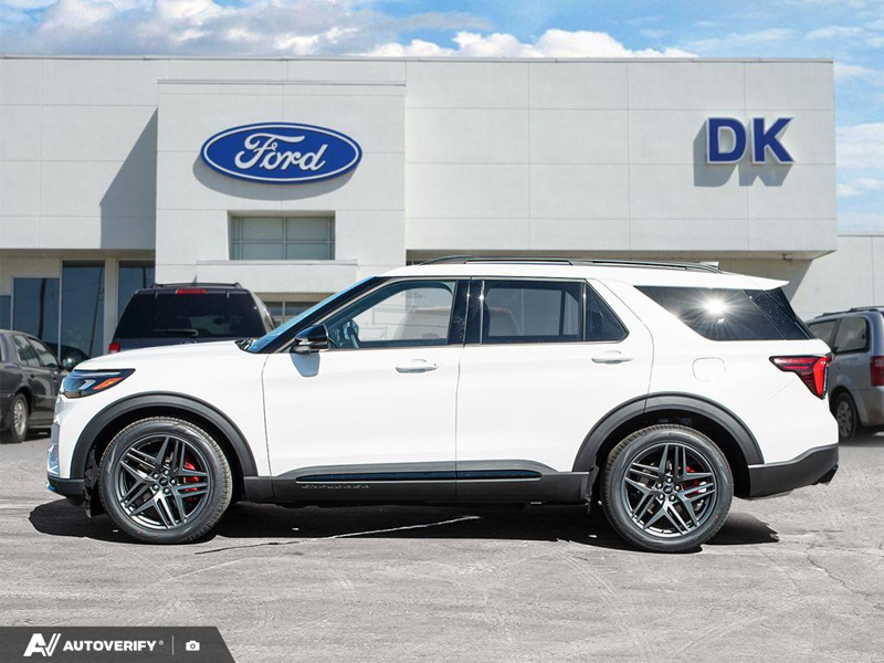 NEW 2026 Ford Explorer ST - Star White Tri-coat Metallic Exterior / ONYX MIKO Interior - $73,642 - Stock #D60605 - VIN 1FMWK8GC0TGB37207 - Photo 3