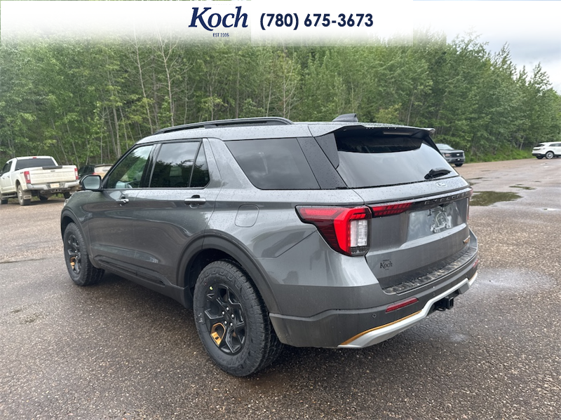 NEW 2026 Ford Explorer Tremor - Carbonized Grey Metallic Exterior / KAPOOR RED Interior - $75,030 - Stock #A26169 - VIN 1FMWK8JC4TGB63785 - Photo 3