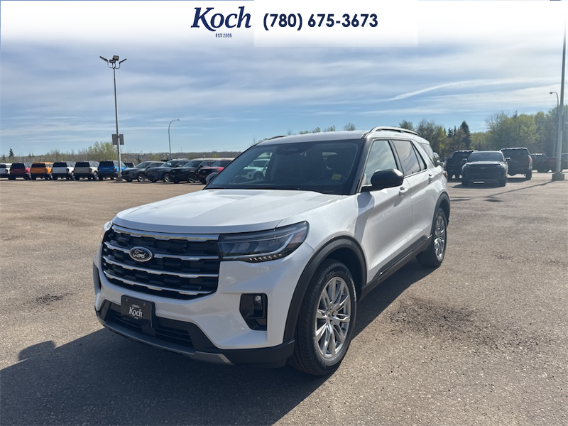NEW 2026 Ford Explorer Active - Star White Tri-coat Metallic Exterior / DARK SPACE GREY ACTIVEX Interior - $60,930 - Stock #A26181 - VIN 1FMUK8DH4TGB58794 - Photo 4