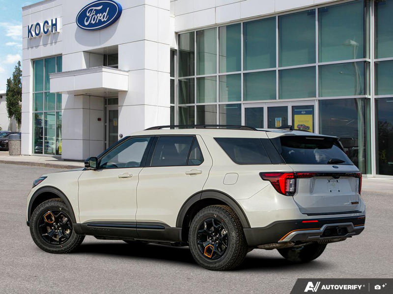 NEW 2026 Ford Explorer Tremor - Star White Tri-coat Metallic Exterior / ONYX ACTIVEX Interior - $63,869 - Stock #E60097 - VIN 1FMUK8JH8TGA28831 - Photo 4
