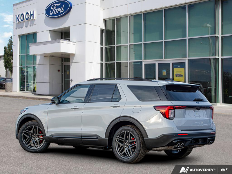 NEW 2026 Ford Explorer ST - Space White Metallic Exterior / ONYX ACTIVEX Interior - $71,919 - Stock #E60102 - VIN 1FMWK8GC7TGA32874 - Photo 4