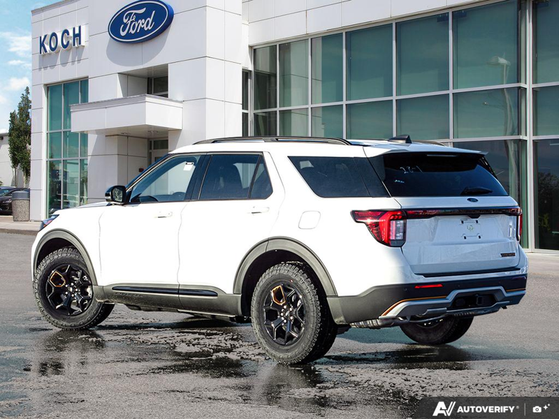NEW 2026 Ford Explorer Tremor - Star White Tri-coat Metallic Exterior / ONYX ACTIVEX Interior - $63,829 - Stock #E60300 - VIN 1FMUK8JHXTGB03982 - Photo 4