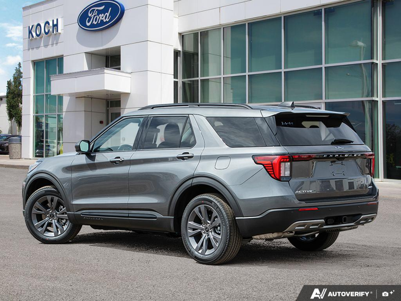 NEW 2026 Ford Explorer Active - Carbonized Grey Metallic Exterior / DARK SPACE GREY ACTIVEX Interior - $57,884 - Stock #E60594 - VIN 1FMUK8DH6TGB54987 - Photo 4
