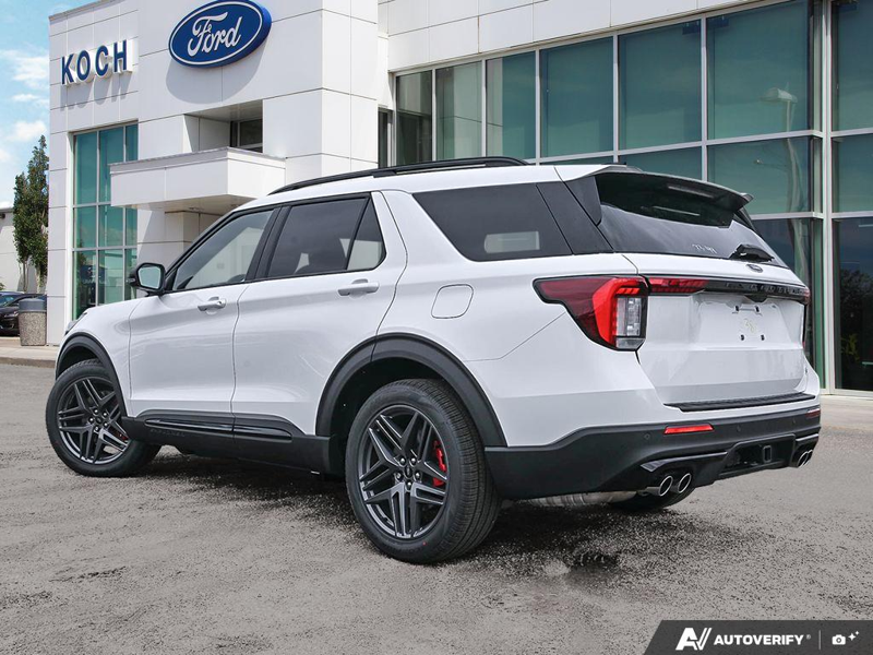 NEW 2026 Ford Explorer ST - Star White Tri-coat Metallic Exterior / ONYX MIKO Interior - $72,919 - Stock #E60832 - VIN 1FMWK8GC7TGB60838 - Photo 4