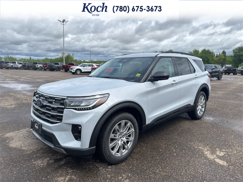 NEW 2026 Ford Explorer Active - Crystal White Tricoat Exterior / DARK SPACE GREY ACTIVEX Interior - $60,130 - Stock #A26191 - VIN 1FMUK8DH1TGB87329 - Photo 4