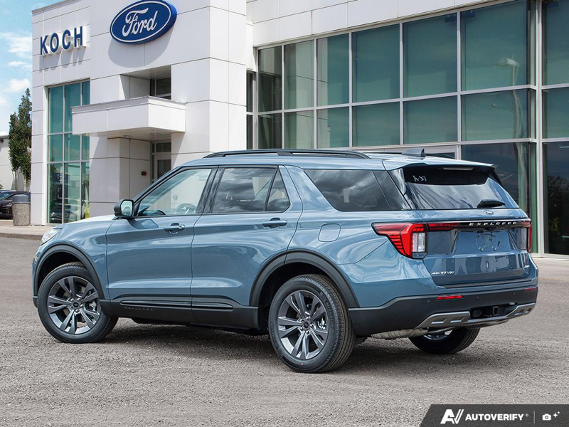 NEW 2026 Ford Explorer Active - Vapor Blue Exterior / DARK SPACE GREY ACTIVEX Interior - $56,633 - Stock #E60719 - VIN 1FMUK8DH7TGB68381 - Photo 4