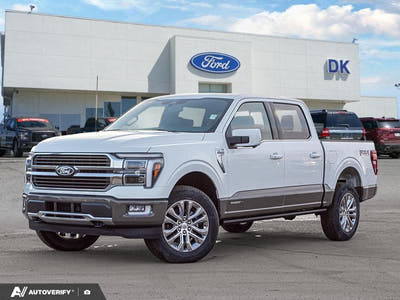 NEW 2026 Ford F-150 King Ranch - Star White/marsh Grey Accent Exterior - $101,172 - Stock #D60235 - VIN 1FTFW6LD5TFA24757