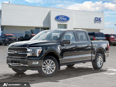 NEW 2026 Ford F-150 King Ranch - Agate Black/marsh Grey Accent Exterior - $97,572 - Stock #D60449 - VIN 1FTFW6L84TFA49796