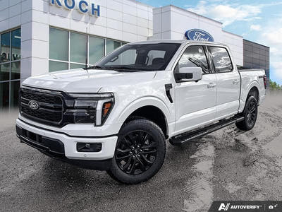 NEW 2026 Ford F-150 LARIAT - Star White Tri-coat Metallic Exterior - $87,594 - Stock #E60564 - VIN 1FTFW5L85TFA11925