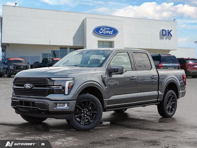 NEW 2026 Ford F-150 Platinum - Carbonized Grey Metallic Exterior - $102,797 - Stock #D60463 - VIN 1FTFW7L87TFA51192