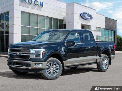 NEW 2026 Ford F-150 King Ranch - Agate Black/marsh Grey Accent Exterior - $93,859 - Stock #E60533 - VIN 1FTFW6L83TFA34237