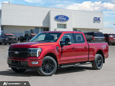NEW 2026 Ford F-150 Platinum - Ruby Red Tri-coat Metallic Exterior - $103,917 - Stock #D60514 - VIN 1FTFW7L87TFA45568