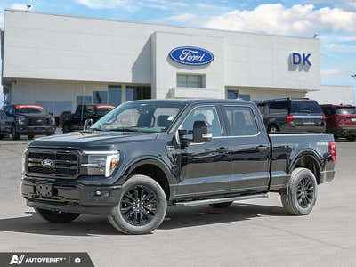 NEW 2026 Ford F-150 LARIAT - Agate Black Exterior - $87,602 - Stock #D60414 - VIN 1FTFW5L85TFA18339