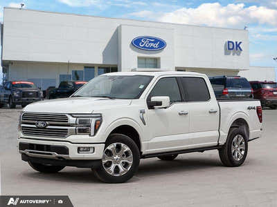 NEW 2026 Ford F-150 Platinum - Star White Tri-coat Metallic Exterior - $103,837 - Stock #D60472 - VIN 1FTFW7L89TFA43160