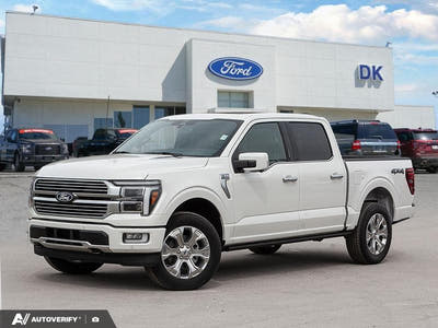 NEW 2026 Ford F-150 Platinum - Star White Tri-coat Metallic Exterior - $103,837 - Stock #D60472 - VIN 1FTFW7L89TFA43160