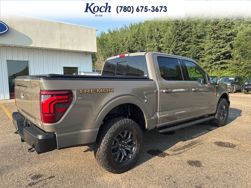 NEW 2026 Ford F-150 Tremor - Marsh Grey Exterior / BLACK, UNIQUE TREMOR LEATHER-TRIMMED BUCKET SEATS Interior - $88,993 - Stock #A26222 - VIN 1FTFW4L87TFB48388 - Photo 11
