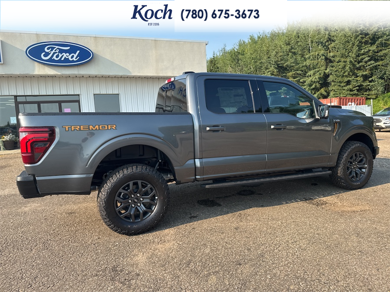 NEW 2026 Ford F-150 Tremor - Carbonized Grey Metallic Exterior / BLACK, UNIQUE TREMOR LEATHER-TRIMMED BUCKET SEATS Interior - $94,320 - Stock #A26219 - VIN 1FTFW4L8XTFB45534 - Photo 12