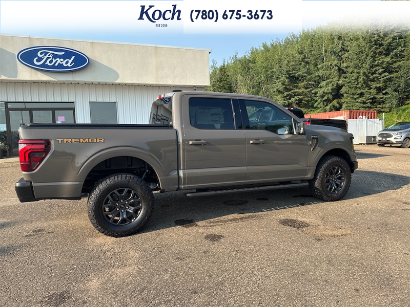 NEW 2026 Ford F-150 Tremor - Marsh Grey Exterior / BLACK, UNIQUE TREMOR LEATHER-TRIMMED BUCKET SEATS Interior - $88,993 - Stock #A26222 - VIN 1FTFW4L87TFB48388 - Photo 12