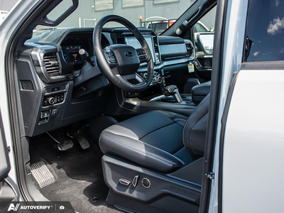 NEW 2026 Ford F-150 LARIAT - BLACK, ACTIVEX TRIMMED 40/CONSOLE/40 FRONT SEATS (B) Interior - $85,782 - Stock #D60674 - VIN 1FTFW5L87TFA60494