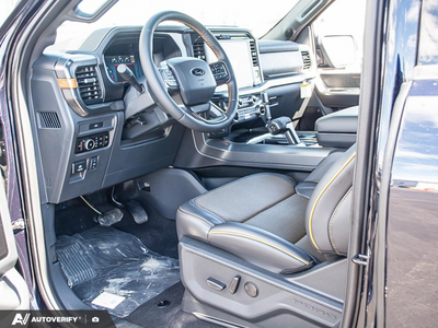 NEW 2026 Ford F-150 Tremor - BLACK TREMOR LEATHER Interior - $92,032 - Stock #D60598 - VIN 1FTFW4L56TFB22855