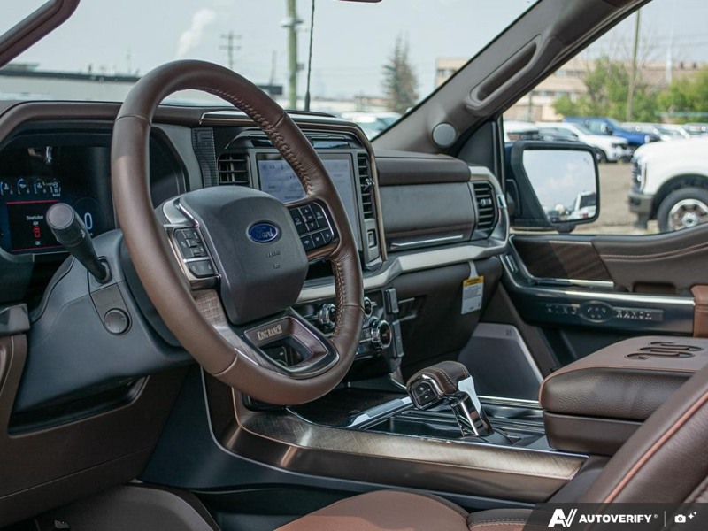NEW 2026 Ford F-150 King Ranch - Antimatter Blue/marsh Grey Accent Exterior / JAVA, KING RANCH MULTICONTOUR LEATHER BUCKET SEATS Interior - $94,026 - Stock #E60916 - VIN 1FTFW6L84TFB50451 - Photo 13
