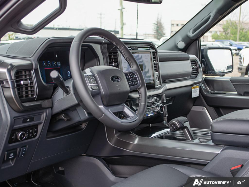 NEW 2026 Ford F-150 LARIAT - Antimatter Blue Metallic Exterior / BLACK, ACTIVEX TRIMMED 40/CONSOLE/40 FRONT SEATS (B) Interior - $86,746 - Stock #E60895 - VIN 1FTFW5L84TFB50430 - Photo 13