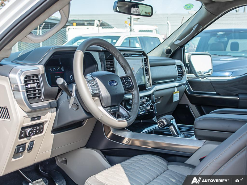 NEW 2026 Ford F-150 Platinum Plus - Star White Tri-coat Metallic Exterior / SMOKED TRUFFLE LTD LEATHER BUCKET SEATS Interior - $109,934 - Stock #E60939 - VIN 1FTFW7LD6TFB65438 - Photo 13