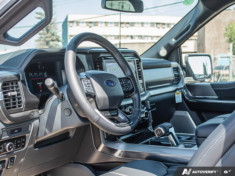 NEW 2026 Ford F-150 Platinum - Star White Tri-coat Metallic Exterior / BLACK LEATHER Interior - $101,257 - Stock #E60938 - VIN 1FTFW7LD4TFB50484 - Photo 13