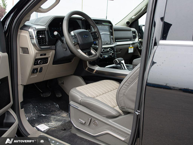 NEW 2026 Ford F-150 Platinum - Agate Black Metallic Exterior / SMOKED TRUFFLE, FULL QUILTED LEATHER BUCKET SEATS W/PLATINUM BAD Interior - $106,730 - Stock #D60686 - VIN 1FTFW7LD9TFB67975 - Photo 13