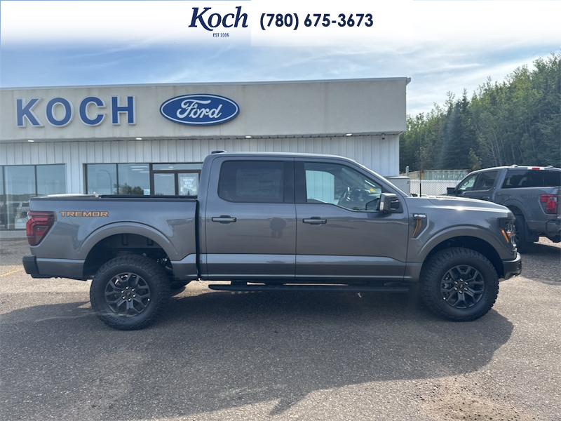 NEW 2026 Ford F-150 Tremor - Carbonized Grey Metallic Exterior / BLACK, UNIQUE TREMOR LEATHER-TRIMMED BUCKET SEATS Interior - $87,395 - Stock #A26227 - VIN 1FTFW4L84TFB54553 - Photo 13