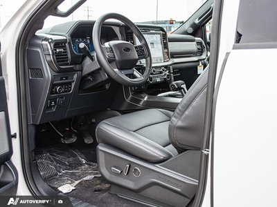 NEW 2026 Ford F-150 LARIAT - BLACK, ACTIVEX TRIMMED 40/CONSOLE/40 FRONT SEATS (B) Interior - $88,666 - Stock #D60797 - VIN 1FTFW5L51TFB70902